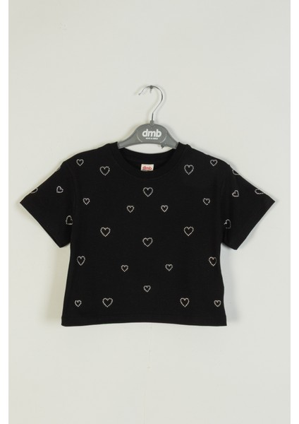 Kız Çocuk Püllü Paletli Eşofman Takım – Pembe