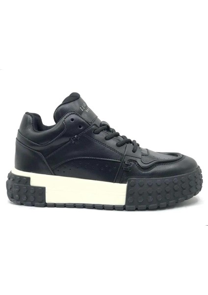 Burton Siyah Deri Erkek Sneaker Ayakkabı 112230206 V1