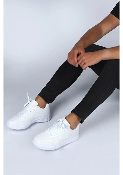 22233 21516 Beyaz Unisex Sneaker Günlük Spor Ayakkabı V13