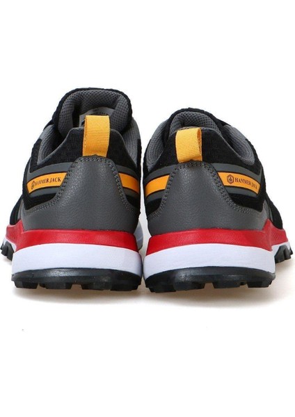 Nadal Siyah Kırmızı Erkek Sneaker Spor Ayakkabı 22308 V2
