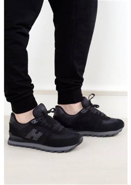 Peru Erkek Sneaker Spor Ayakkabı Siyah Füme V6