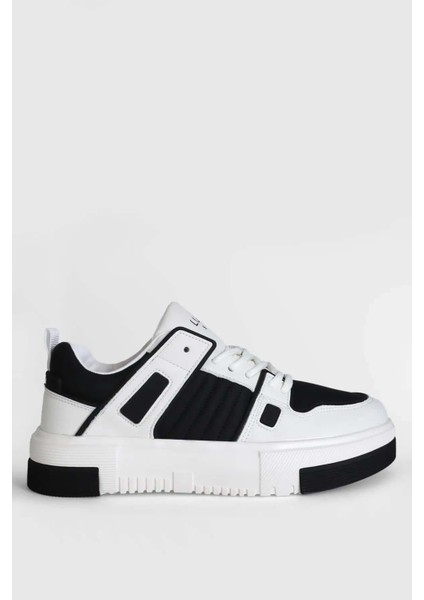 Oliver Siyah Hakiki Deri Erkek Sneaker Ayakkabı 112230193 V2