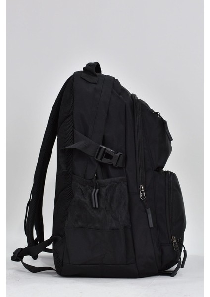 Unisex Çok Gözlü Günlük Seyahat Okul Sırt Çantası Siyah 51538 modelleri