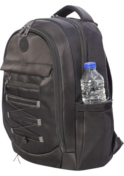 Siyah Okul Sırt Çantası | 7509 Siyah Su Geçirmez Kumaş Unisex Çanta fiyatları