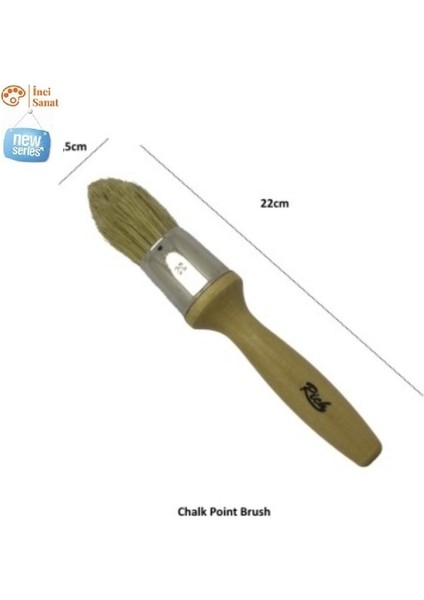 803 Chalk Point Brush Yayma Fırçası Büyük Boy