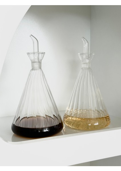 2’li Cam Yağdanlık Seti / 1000 ml