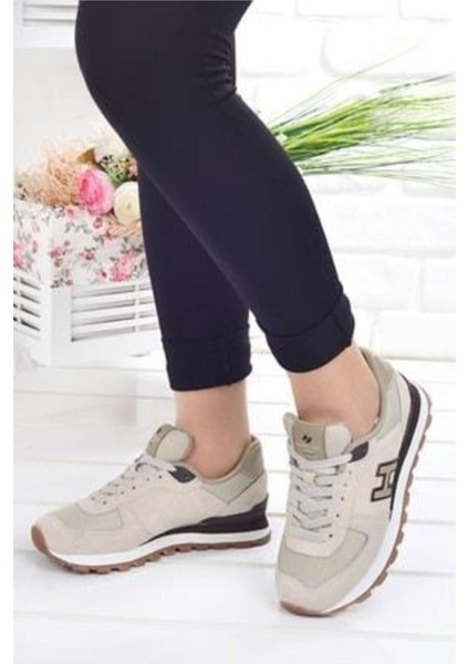 Peru Kadın Sneaker Spor Ayakkabı 19250 Lotus Kahve V4