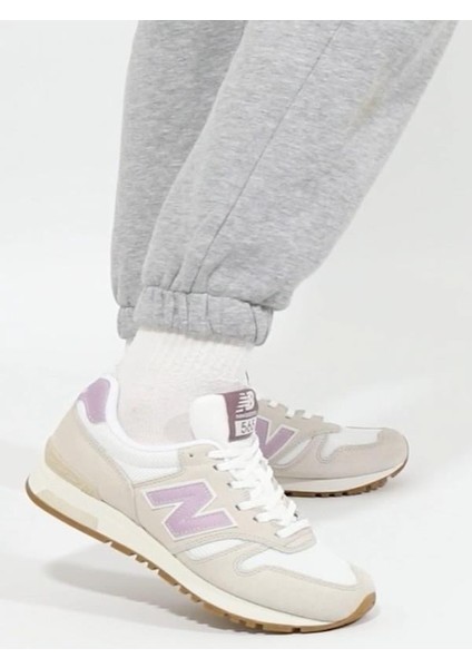 WL565 Krem Lila Kadın Sneaker Spor Ayakkabı 565 Llc V3