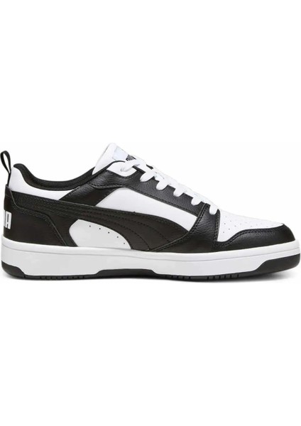 Rebound Low Kısa Siyah Beyaz Erkek Sneaker Spor Ayakkabı 392328-01 V3