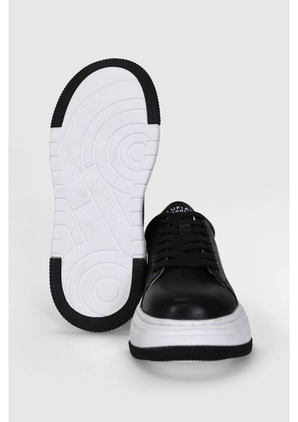 Adel Siyah Hakiki Deri Kadın Sneaker Ayakkabı 121230017 V2 modelleri