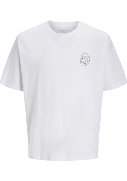 Jorlamın Skull Logo Sırt Baskılı White Erkek Tshirt 12272692 V1 fiyatları