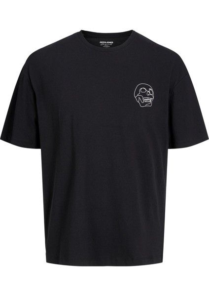 Jorlamın Skull Logo Sırt Baskılı Black Erkek Tshirt 12272692 V1 indirimleri