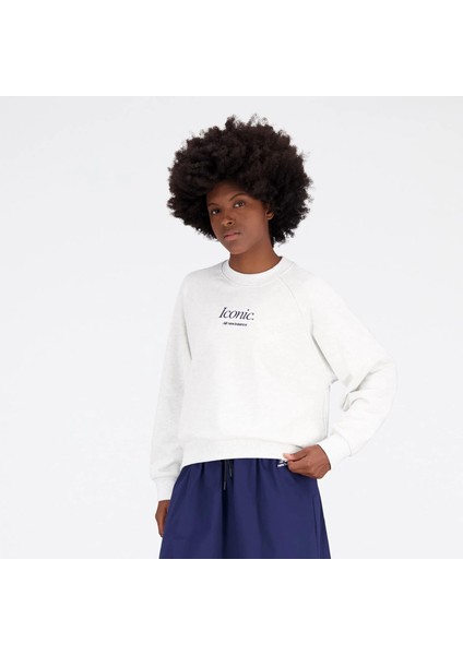 Gri Melanj Kadın Sweatshirt Wnc3380-Sah V1