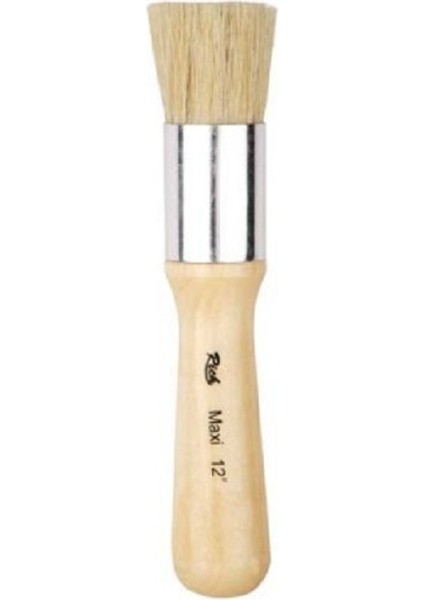 Maxi Stencil Fırça No:12 Bulutlama Çimen Doğa Fırçası