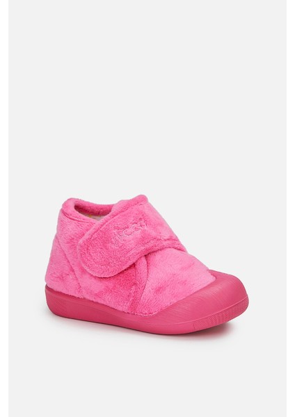 959.B19K.446-07 Color Cırtlı Fuşya Bebek Kreş Ilk Adım Panduf Ayakkabı V3 fırsatları