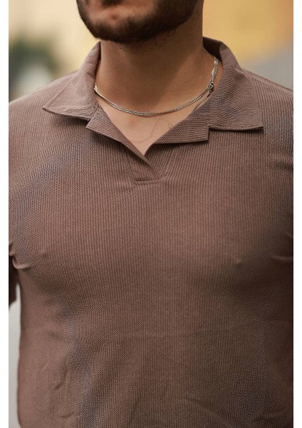Premium Örgü Kumaş Polo Yaka Tshirt