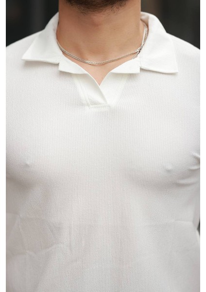 Premium Örgü Kumaş Polo Yaka Tshirt