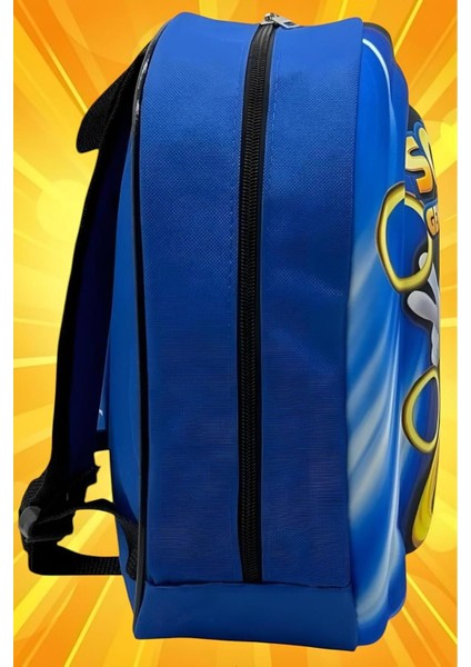 Anaokulu Çocuk Sırt Çantası Kirpi Sonic Karakter 3-6 Yaş 5d Kabartmalı Eva Kumaş Okul Çantası fırsatları