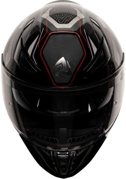 853 Flash Red Black Full Face Motosiklet Kaskı fiyatları