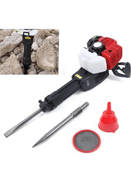 Benzinli Profesyonel Turbo Hilti + Keski + Murç + Kürek (3 Aparat)