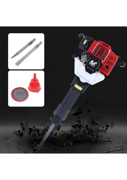 Benzinli Profesyonel Turbo Hilti + Keski + Murç + Kürek (3 Aparat)