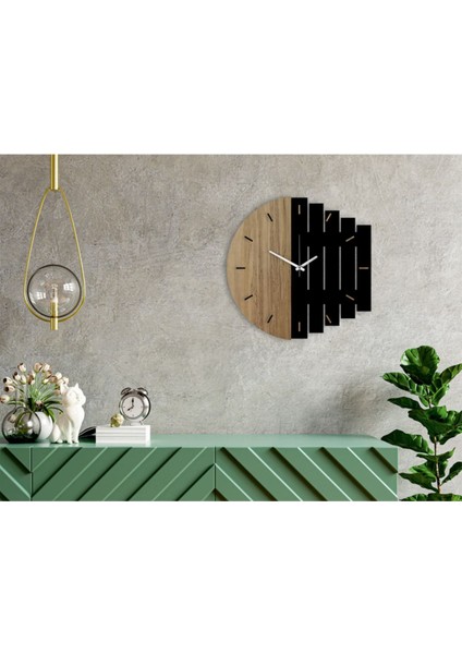 Dekoratif Modern Ahşap Duvar Saati Ritim modelleri