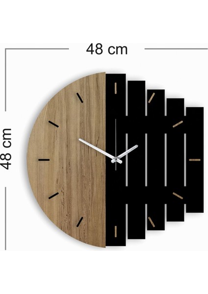 Dekoratif Modern Ahşap Duvar Saati Ritim indirimleri