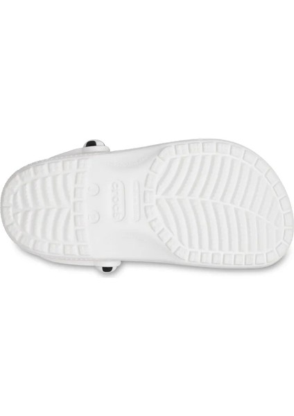 Classic Soccer Ball Clog T Çocuk Beyaz-Siyah Sandalet 210023-103