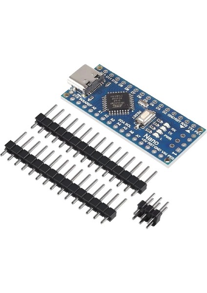 Arduino Nano 3.0 Type C ATMEGA328 CH340 Açık Kaynak Kod Yazılım Geliştirme Eğitim Kartı