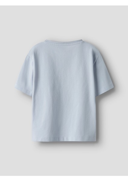 Name It Kids Nmffrejane Ss Nreg Top Çocuk Mavi Tshirt 13238061-07
