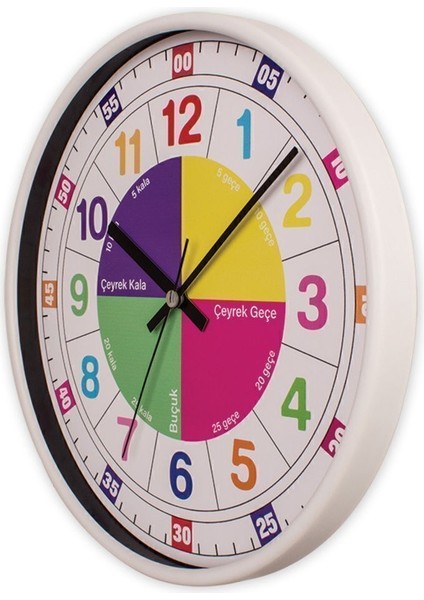 Eğitici Çocuk Duvar Saati 26 cm modelleri