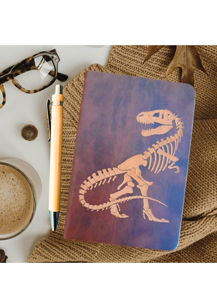 Dinozor Temalı Defter-Bambu Kalem Seti