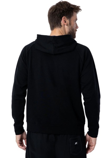 Siyah Erkek Hoodie Sweatshirt Mnh3224-Bk V1