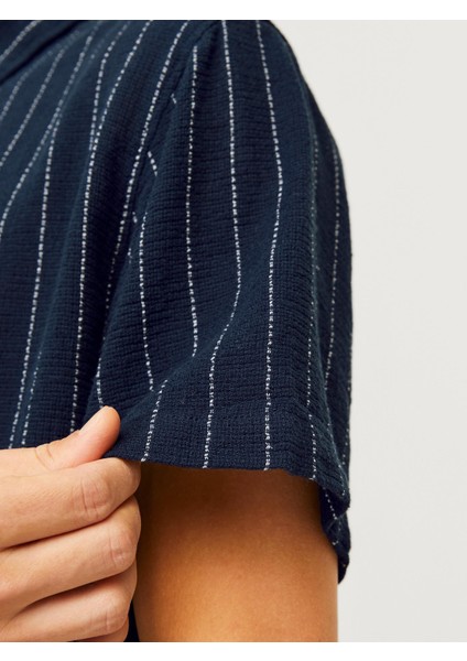 JOSHUA LOOSE Erkek Kısa Kollu Gömlek Lacivert 12262660 indirimleri