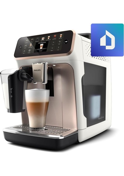 New EP5543 Tam Otomatik Lattego Espresso MAKINESI,5500 Serisi,silentbrew , 20 Sıcak ve Soğuk Içecek