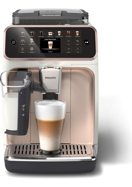 New EP5543 Tam Otomatik Lattego Espresso MAKINESI,5500 Serisi,silentbrew , 20 Sıcak ve Soğuk Içecek modelleri