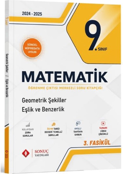 9. Sınıf Matematik Geometrik Şekiller Eşlik ve Benzerlik Soru Kitapçığı