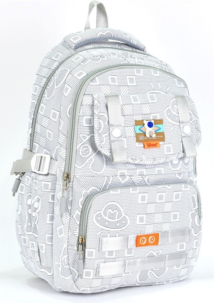 Kız Çocuk Ilkokul Sırt Çantası Çok Gözlü Okul Çantası 51628