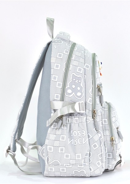 Kız Çocuk Ilkokul Sırt Çantası Çok Gözlü Okul Çantası 51628 modelleri