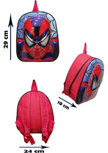 5d Kabartmalı Anaokulu Kreş ve Günlük Kullanım Çantası Örümcek Adam Sırt Çantası fiyatları