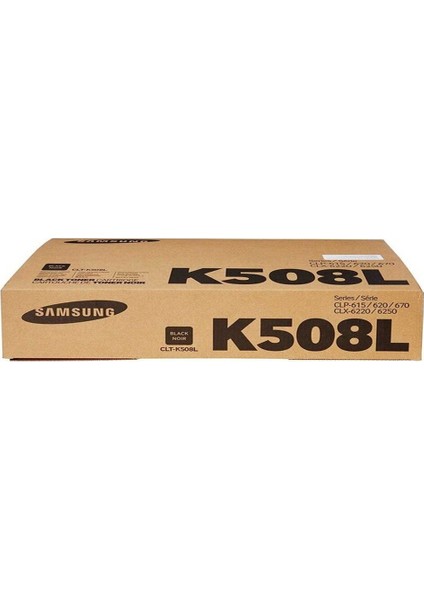 CLT-K508L 5000 Sayfa Kapasiteli Siyah Toner CLP-620 / CLP-670 / CLX-6220 / CLX-6250