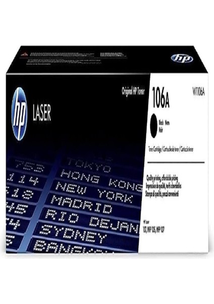 Hp 106A Black Original Laser Toner Cartridge fiyatları
