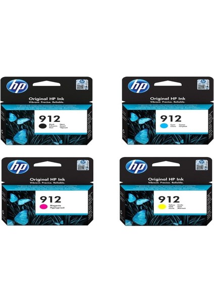 912 Cmyk Set Kartuş