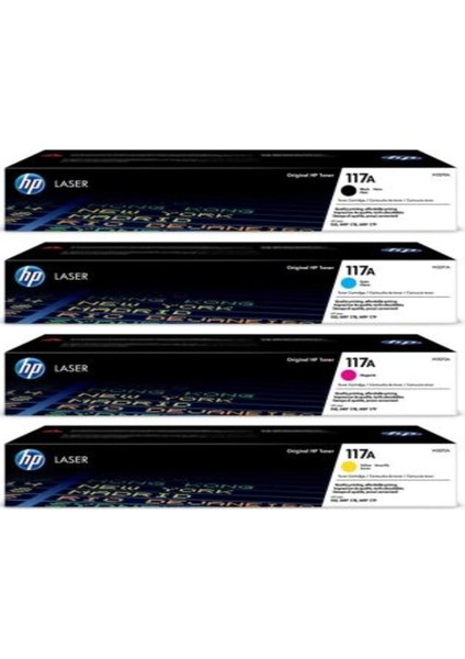 Hp 117A-W2070A 178NW Set Toner
