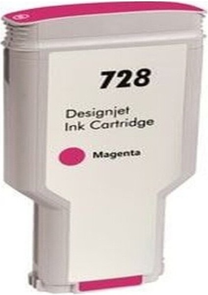 Hp 728 Magenta Kırmızı 300ML Uyumlu Plotter Kartuşu F9K16A