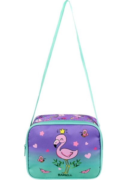 Lisanslı Lila-Su Yeşili Flamingo Desenli Ilkokul Sırt Çantası & Beslenme Çantası fırsatları