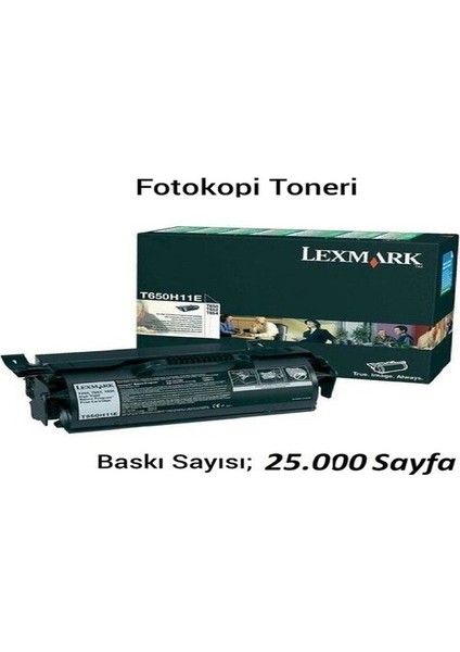 T650H11E Toner T650 / T652 / T654 / T656