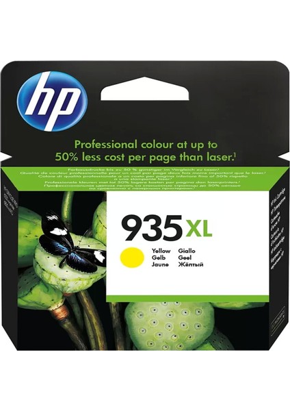 C2P26AE 935XL Sarı Mürekkep Kartuş 825 Sayfa Yüksek Kapasite (Pro 6230 Pro 6830)