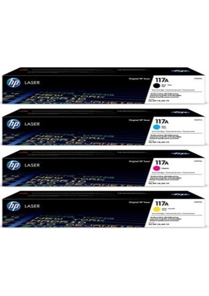 Hp 117A 4 Renk Toner Uyumlu