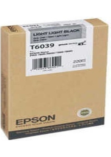 T6039 C13T603900 Açık Siyah Kartuş 7880